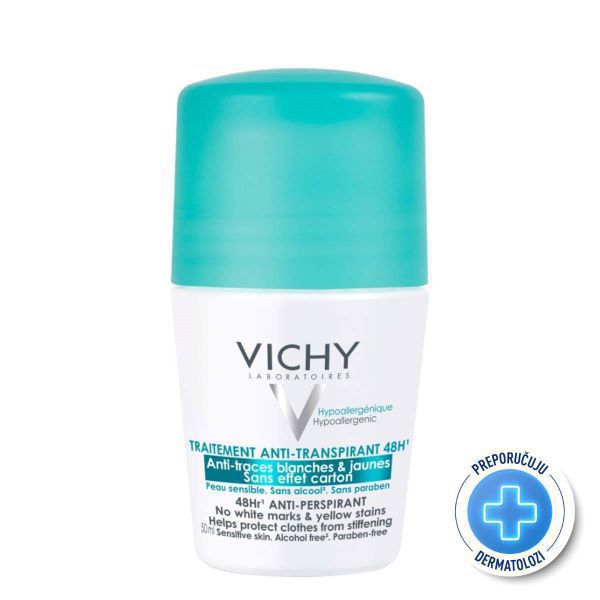 Vichy deo roll on sensitiv 48h